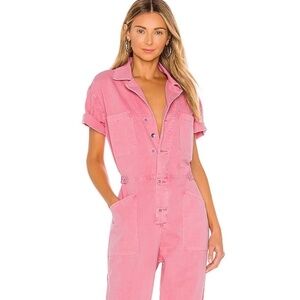 Pistola Grover Jumpsuit in Flamingo Pink Med